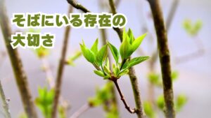 傍にいる存在の大切さ