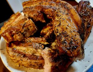 ベーコン燻製記