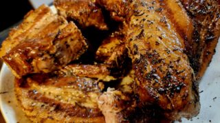 ベーコン燻製記