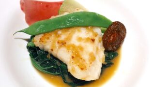 真っ黒こげのフランス料理